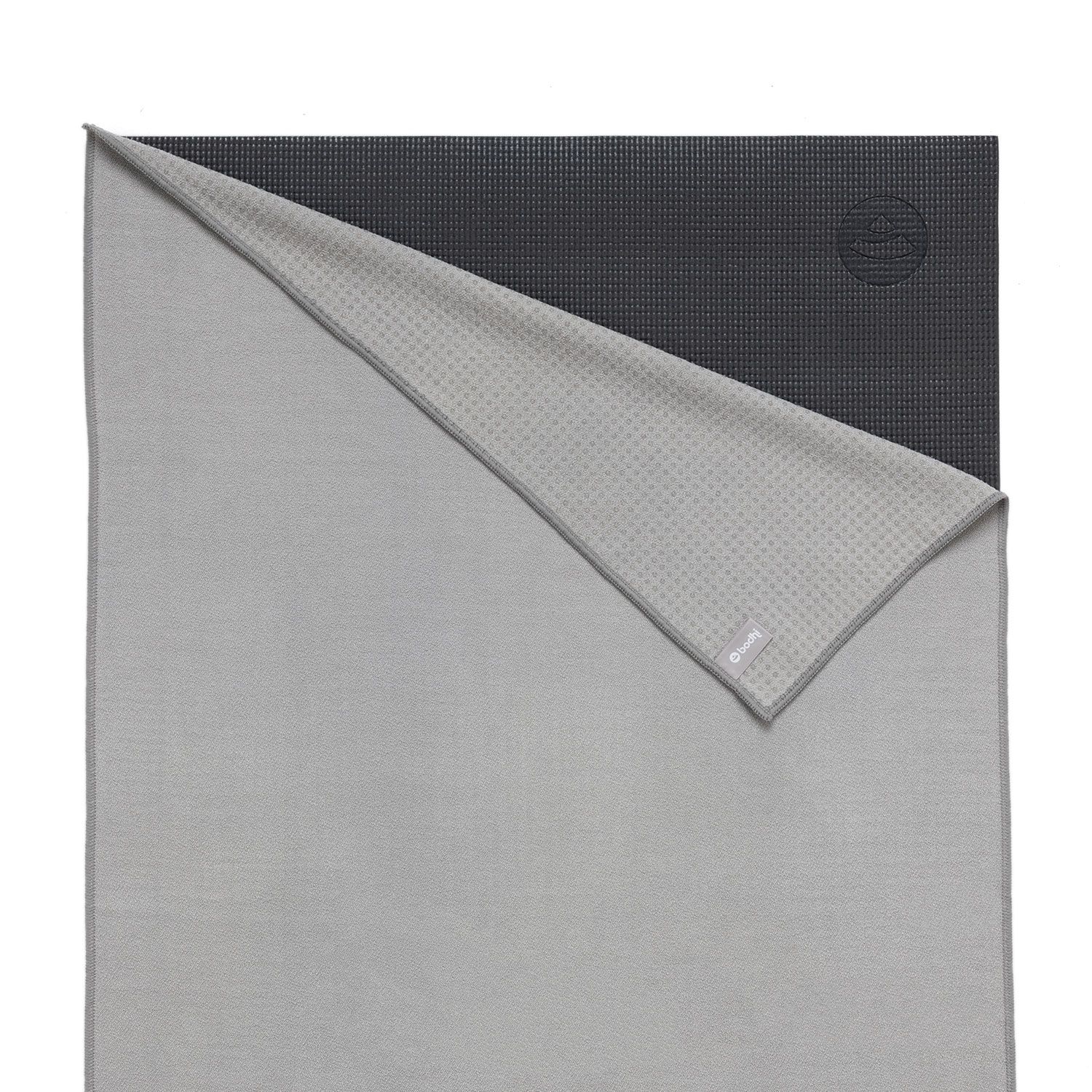Grip² Yoga Towel mit Antirutschnoppen, hellgrau 905-G