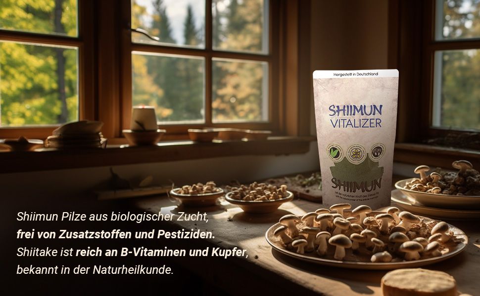 Bellfor Nahrungsergänzung für Hunde mit Shiitake - Shiimun Vitalizer Pulver