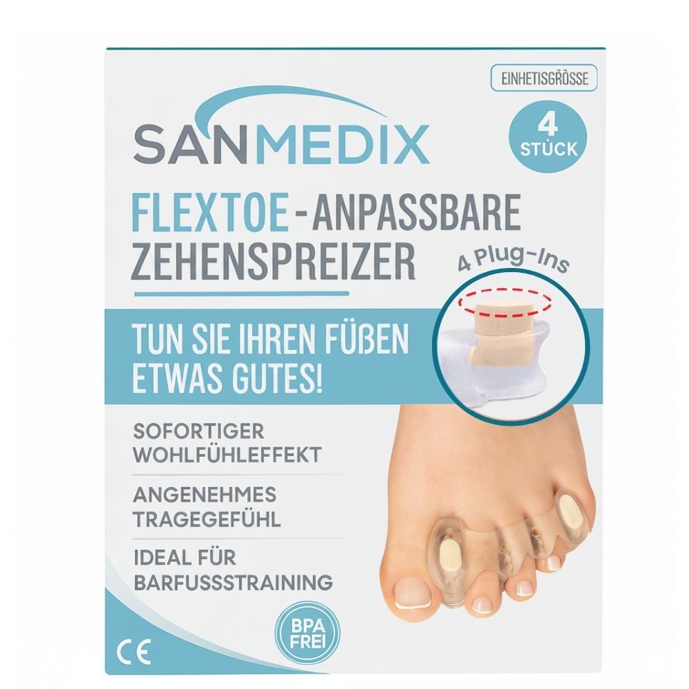 Sanmedix® Zehenspreizer für alle Zehen mit Plug-In System 8 St