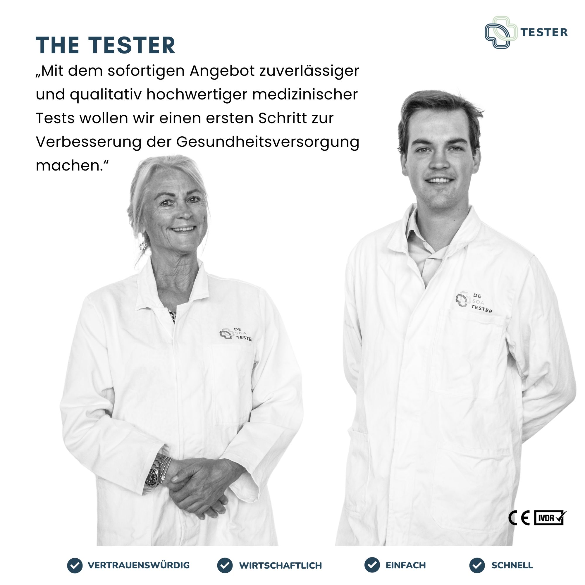 Syphilis Test - Syphilis Schnelltest für Zuhause - Selbsttest - The Tester