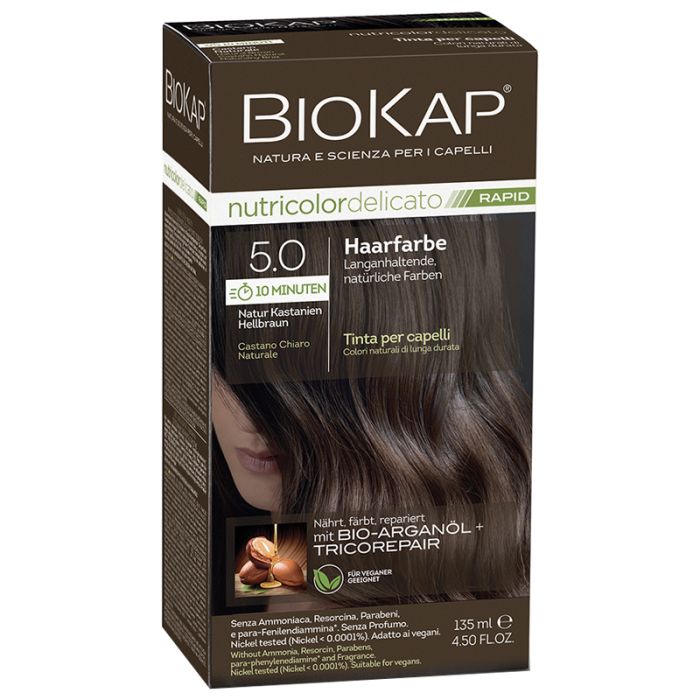 Biokap Nutricolor Rapid Natur Kastanien Hellbraun 75 ml