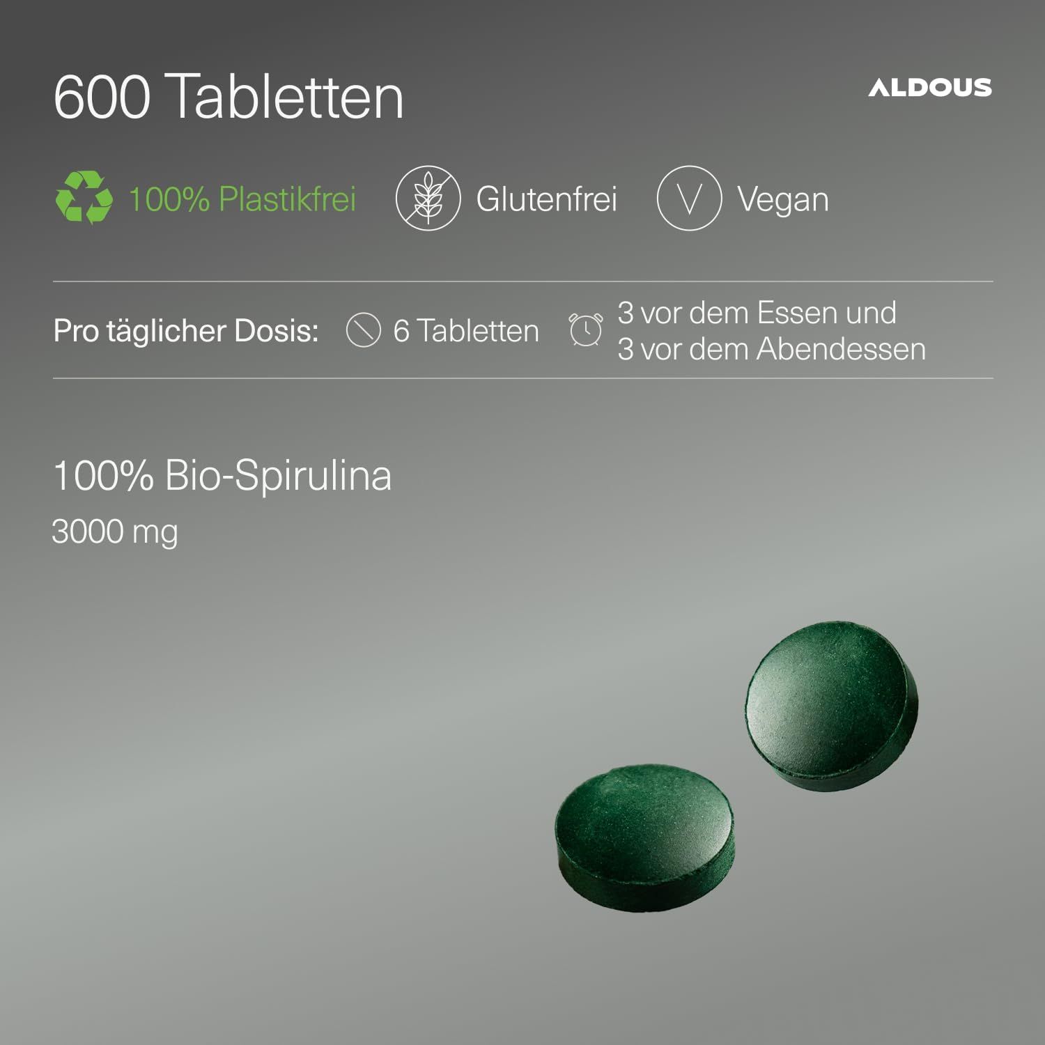 Aldous Spirulina Tabletten