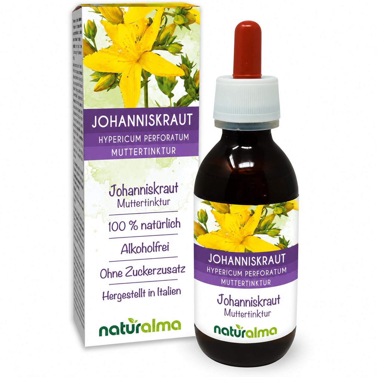 Naturalma Johanneskraut (Hypericum perforatum) alkoholfreie Tropfen 120 ml