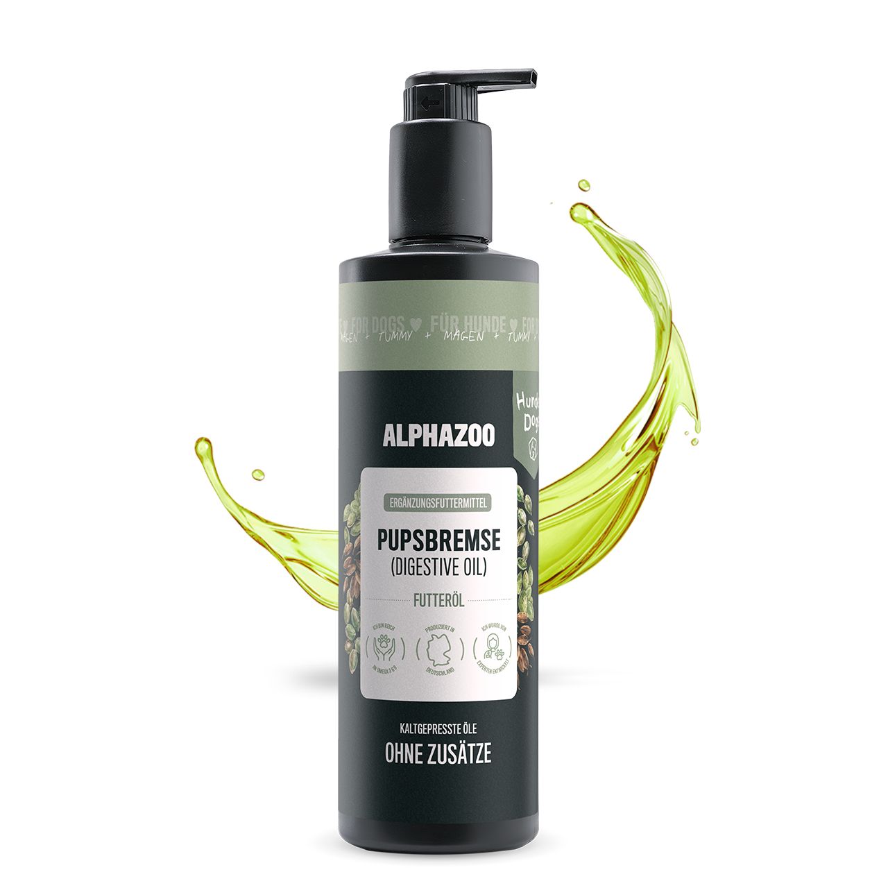 alphazoo Pupsbremse Futteröl für Hunde 500 ml 1 St Öl