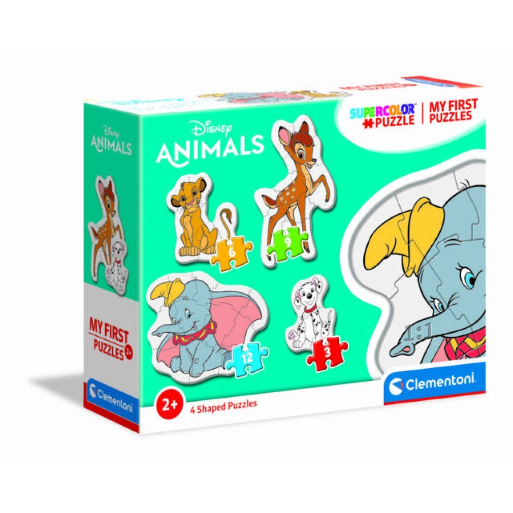 Disney Tierfreunde Mein erstes Puzzle 3-6-9-12teilig