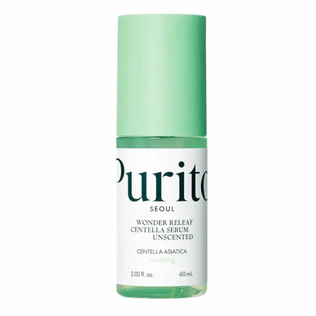 Purito Centella Unscented Serum Flasche mit Pumpspender, 60ml.