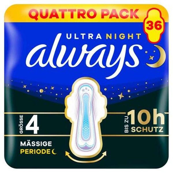 Always Ultra Binden Mässige Periode 36 St