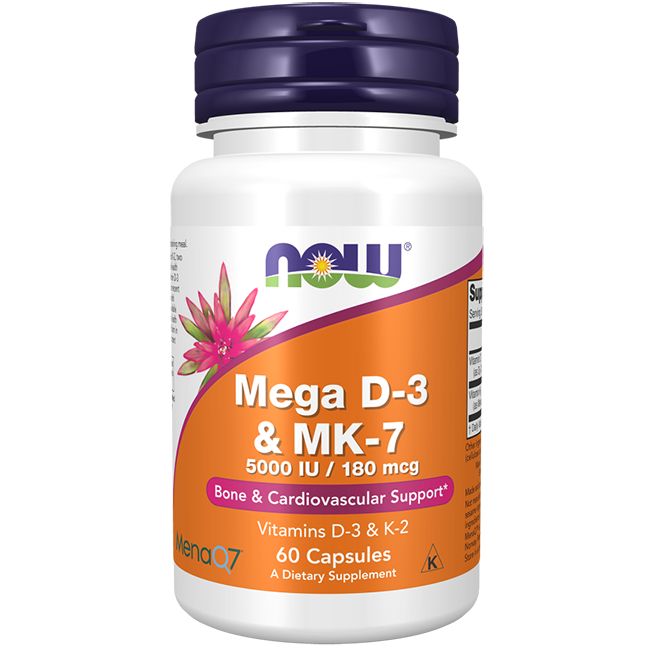 NOW FOODS Mega D-3 & MK