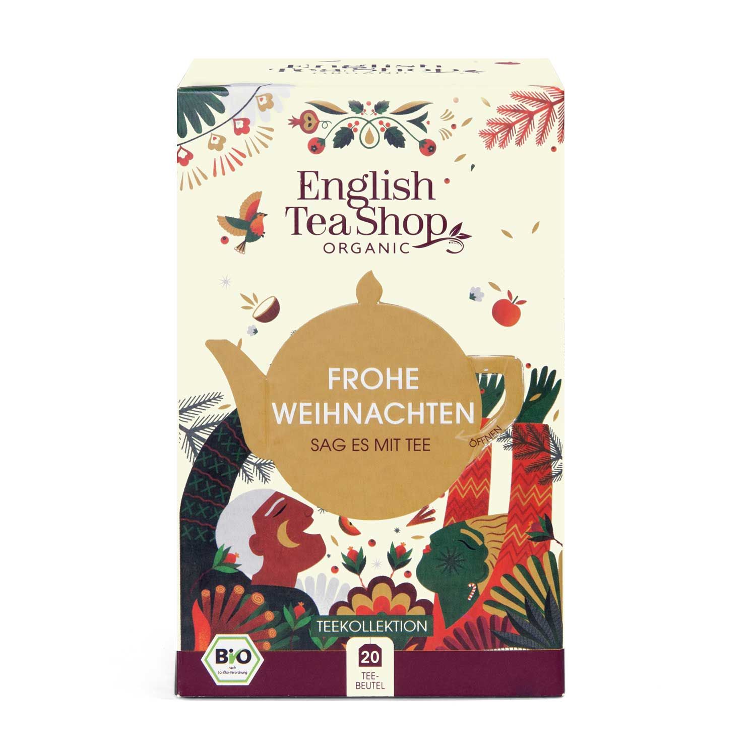ETS - Frohe Weihnachten Teegeschenk bio