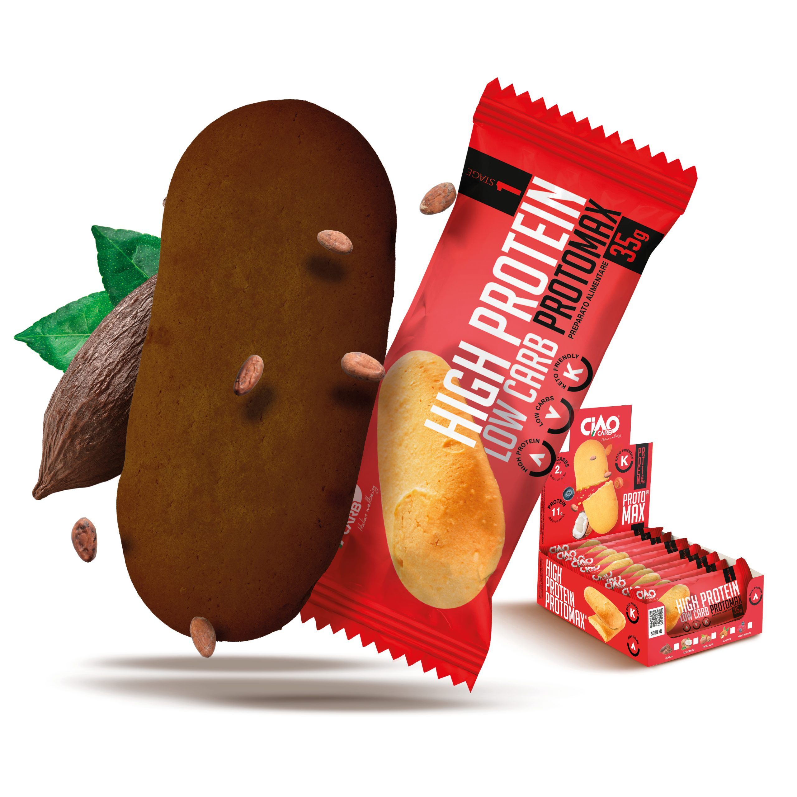 CIAOCARB Protomax Cacao Protein Line