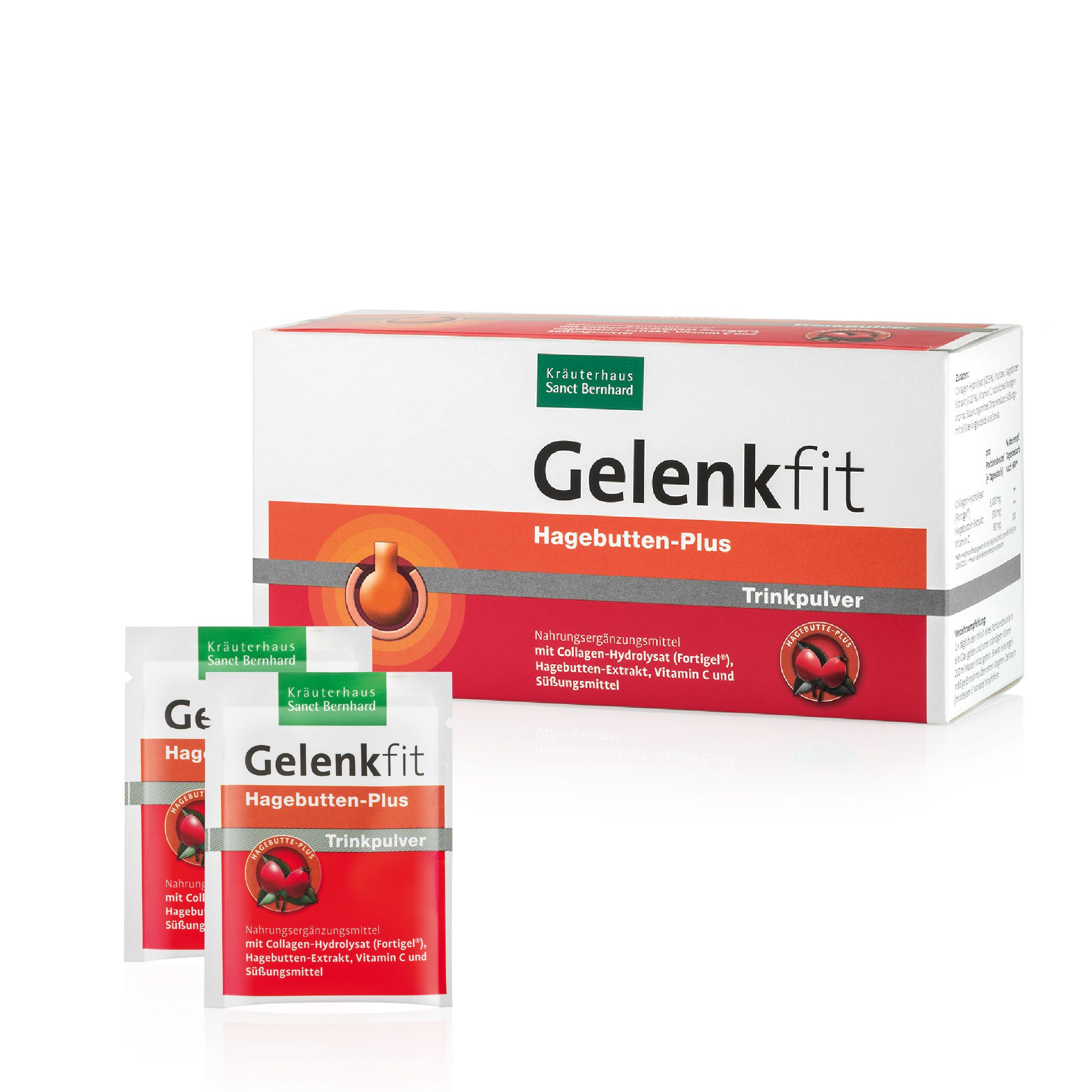 Sanct Bernhard Gelenkfit Hagebutte-Plus-Trinkpulver 30x8 g Pulver