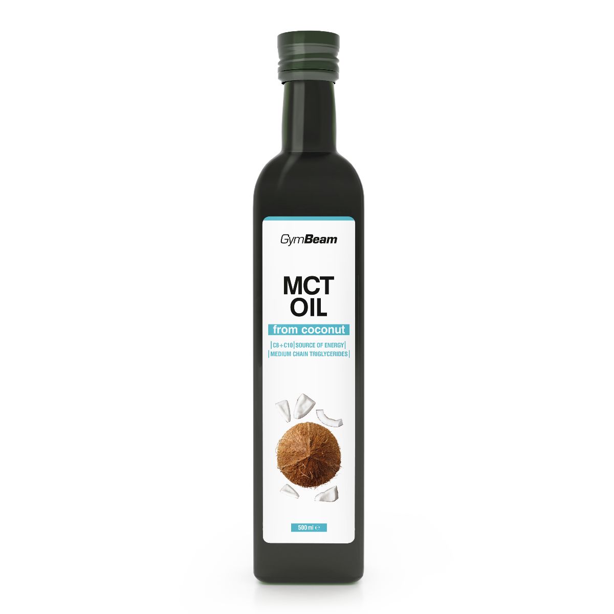 GymBeam MCT-Öl aus Kokosnussöl Flüssigkeit 500 ml
