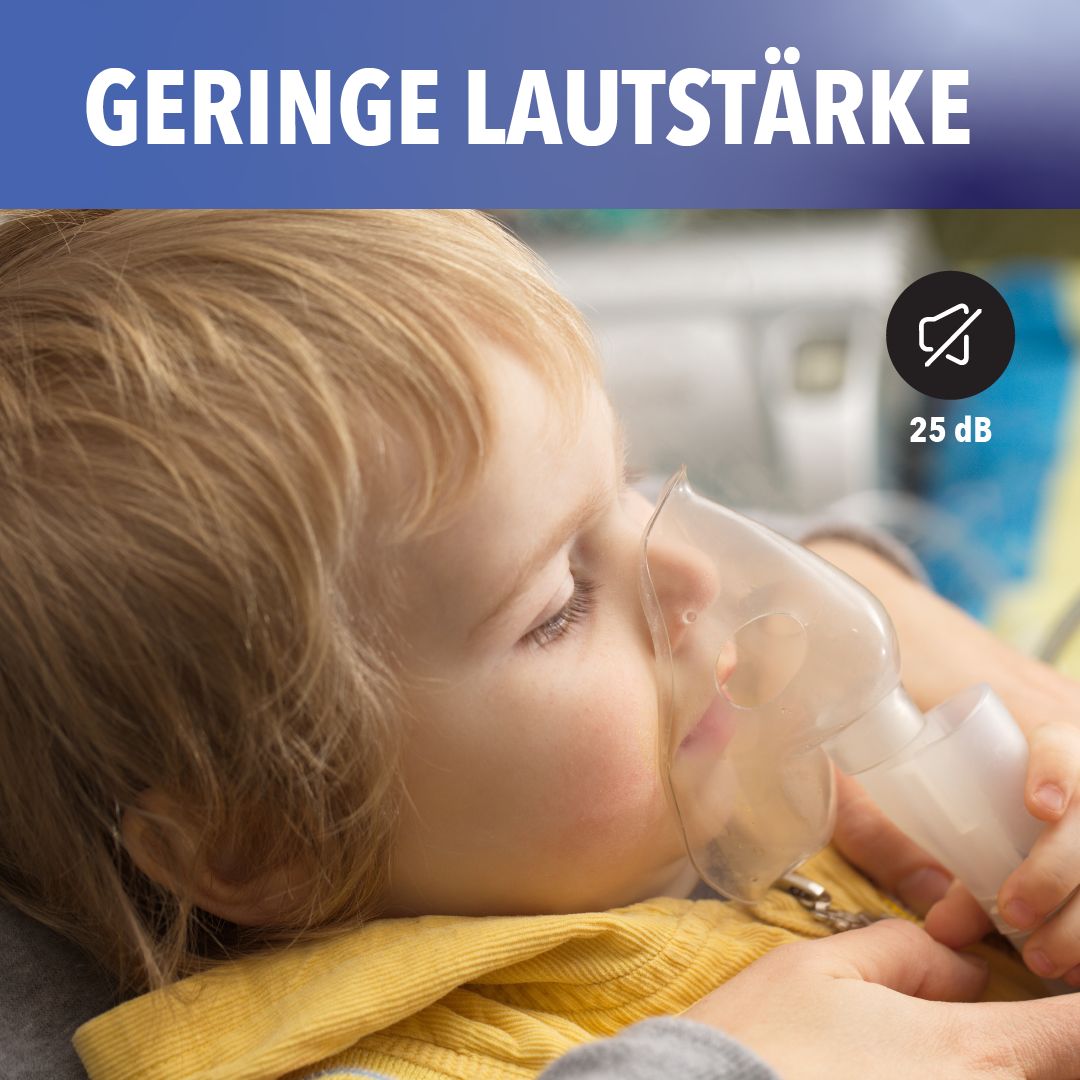 IEA Medical mobiles Inhalationsgerät, Inhalator, Vernebler, Inhaliergerät Kinder und Erwachsene