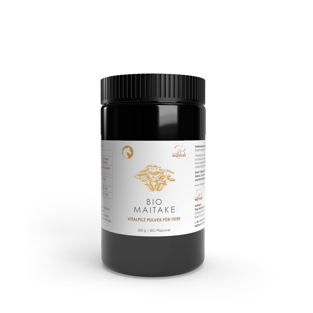 Pilze Wohlrab - Bio Maitake Pilzpulver für Tiere