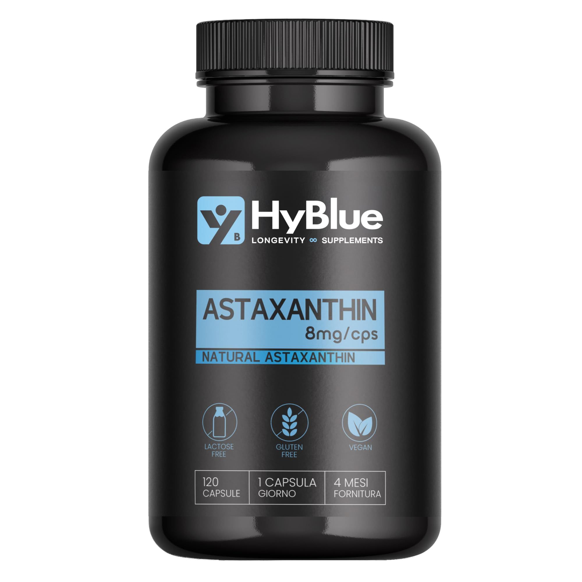 HyBlue Astaxantina Integratore 8 mg