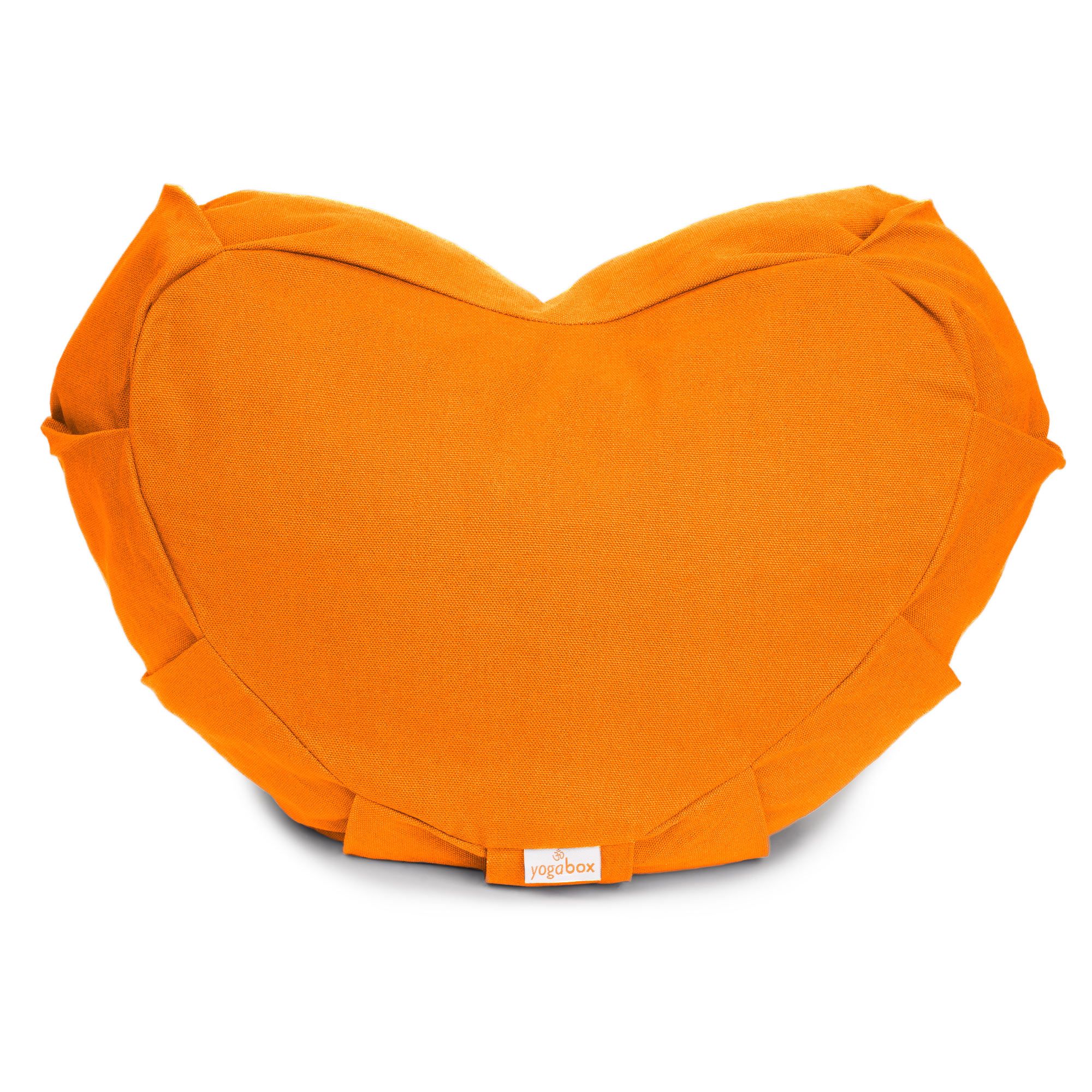 yogabox Meditationskissen Zafu ZEN Halbmond Basic mit ZIP - orange 42 x 15,0 cm 1 St