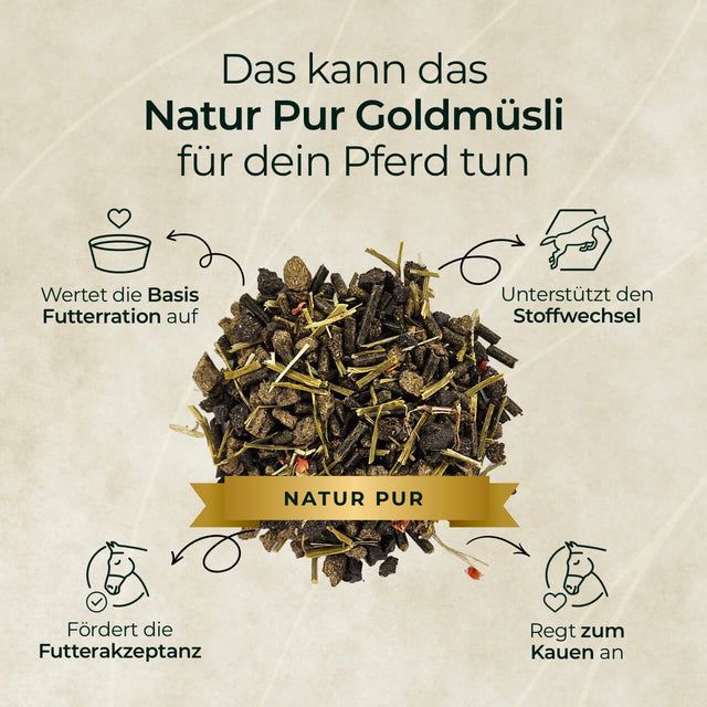 Pferdegold Goldmüsli Natur Pur