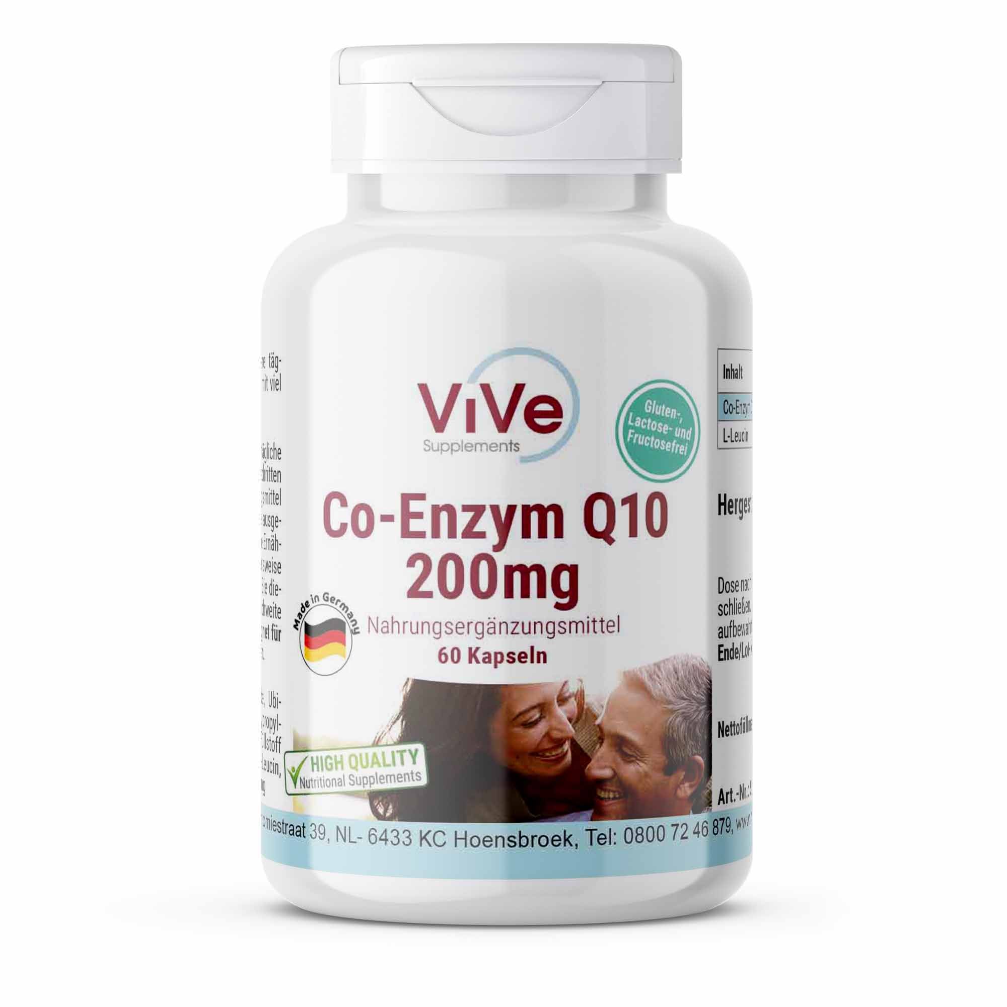 Vive Supplements | Co-Enzym Q10 200mg 60 St