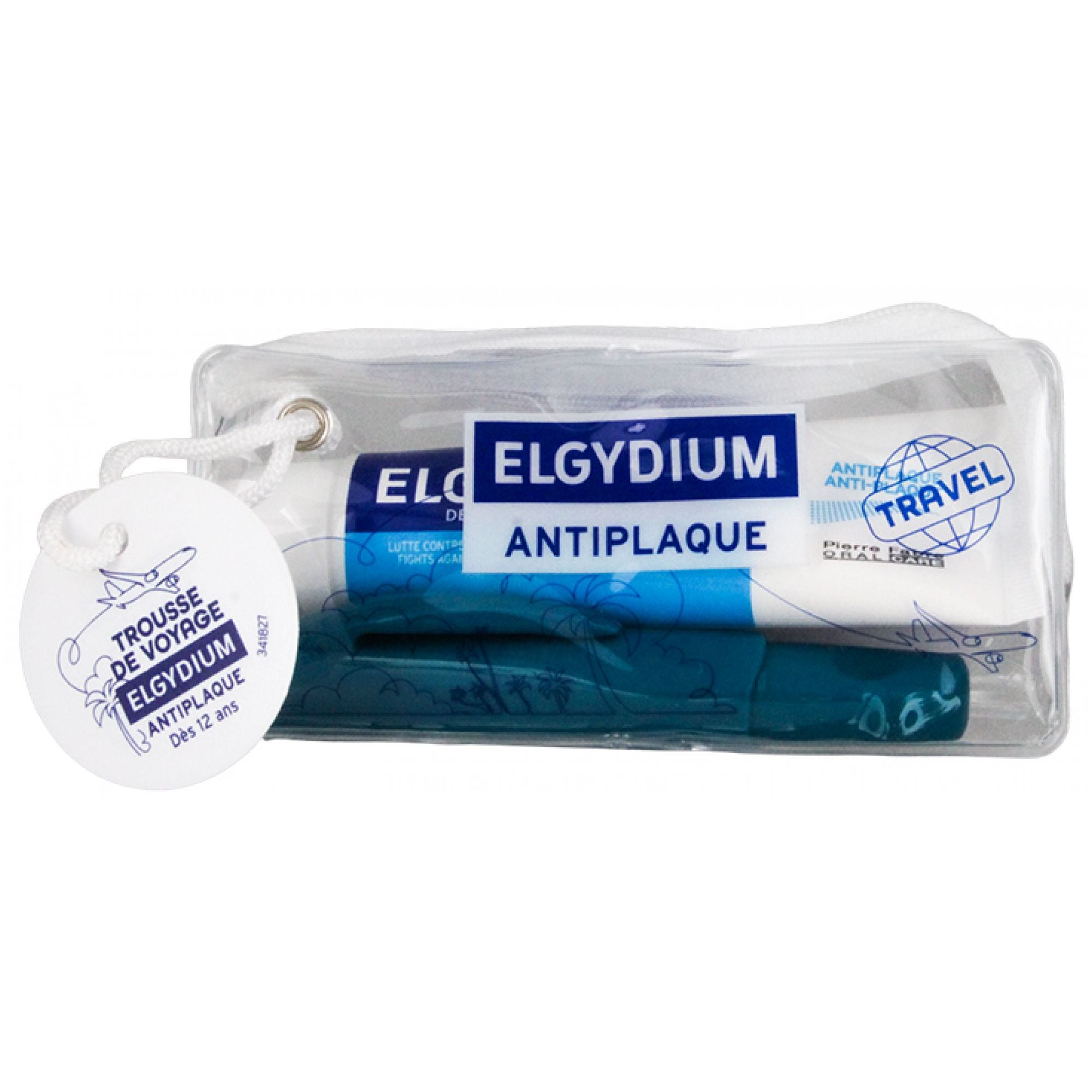 Elgydium Adult Anti-Plaque Reisetasche (Farbe: Blau) 5,5x13x6 cm