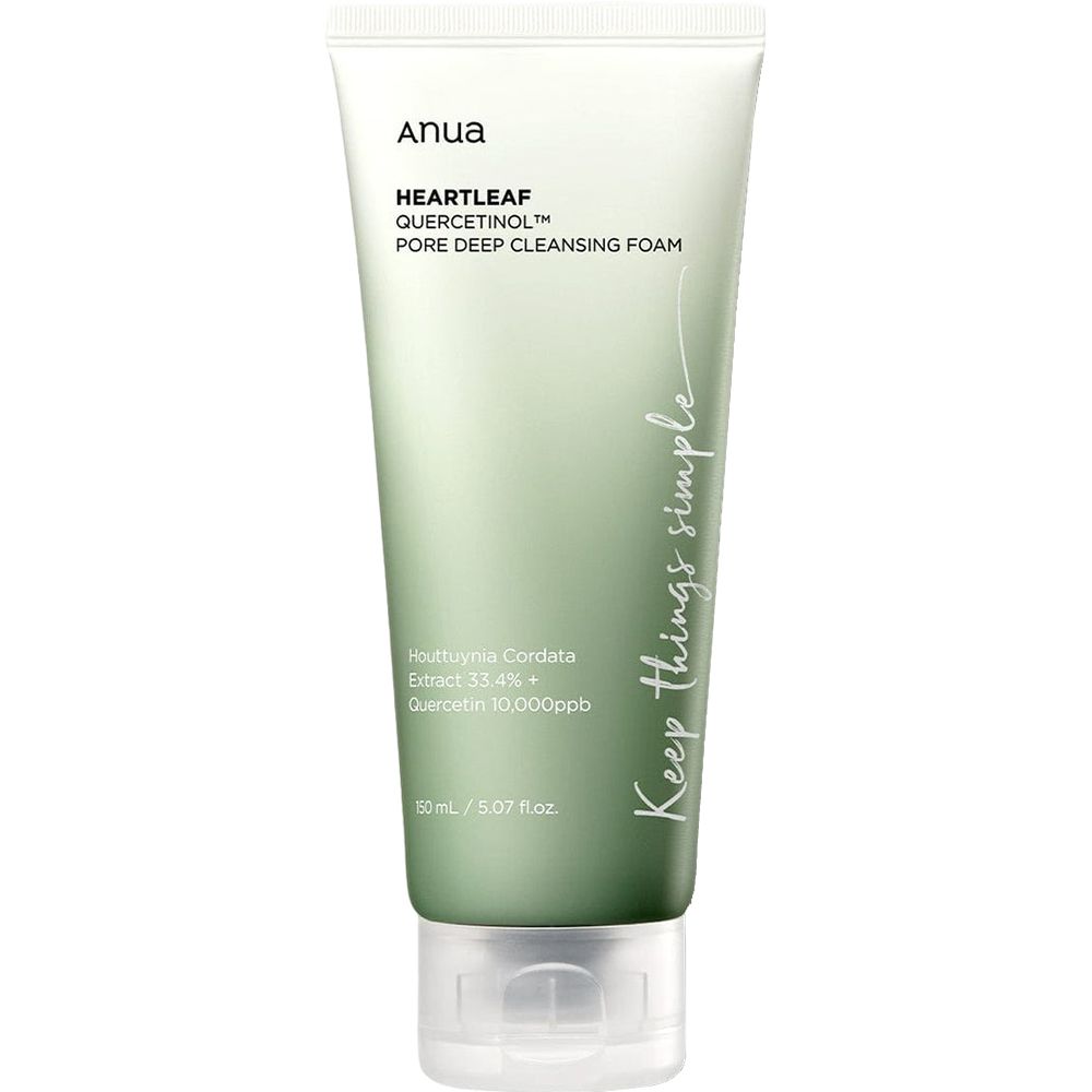 ANUA Heartleaf Quercetinol Pore Deep Foam Cleanser