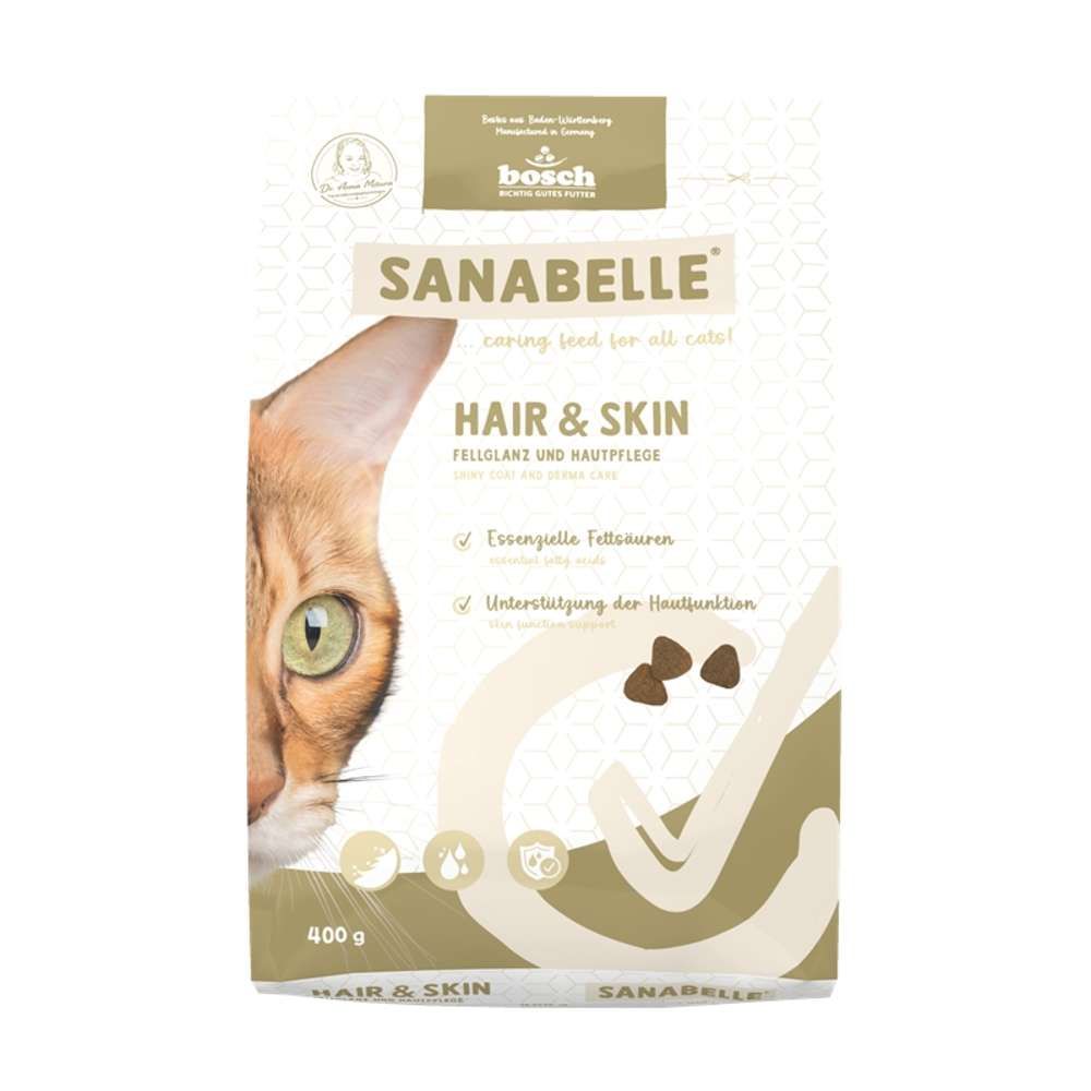 Sanabelle Hair & Skin 0,4 kg Futter