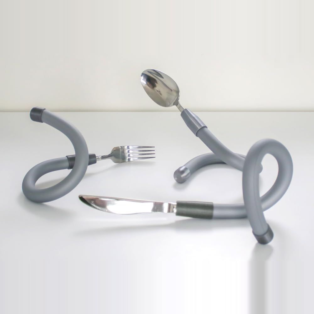 ORNAMIN Besteck-Set mit biegsamem Griff