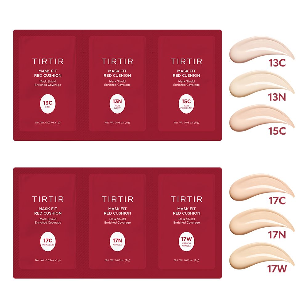 TIRTIR Mask Fit Red Cushion 6 colors kit 13C-17W