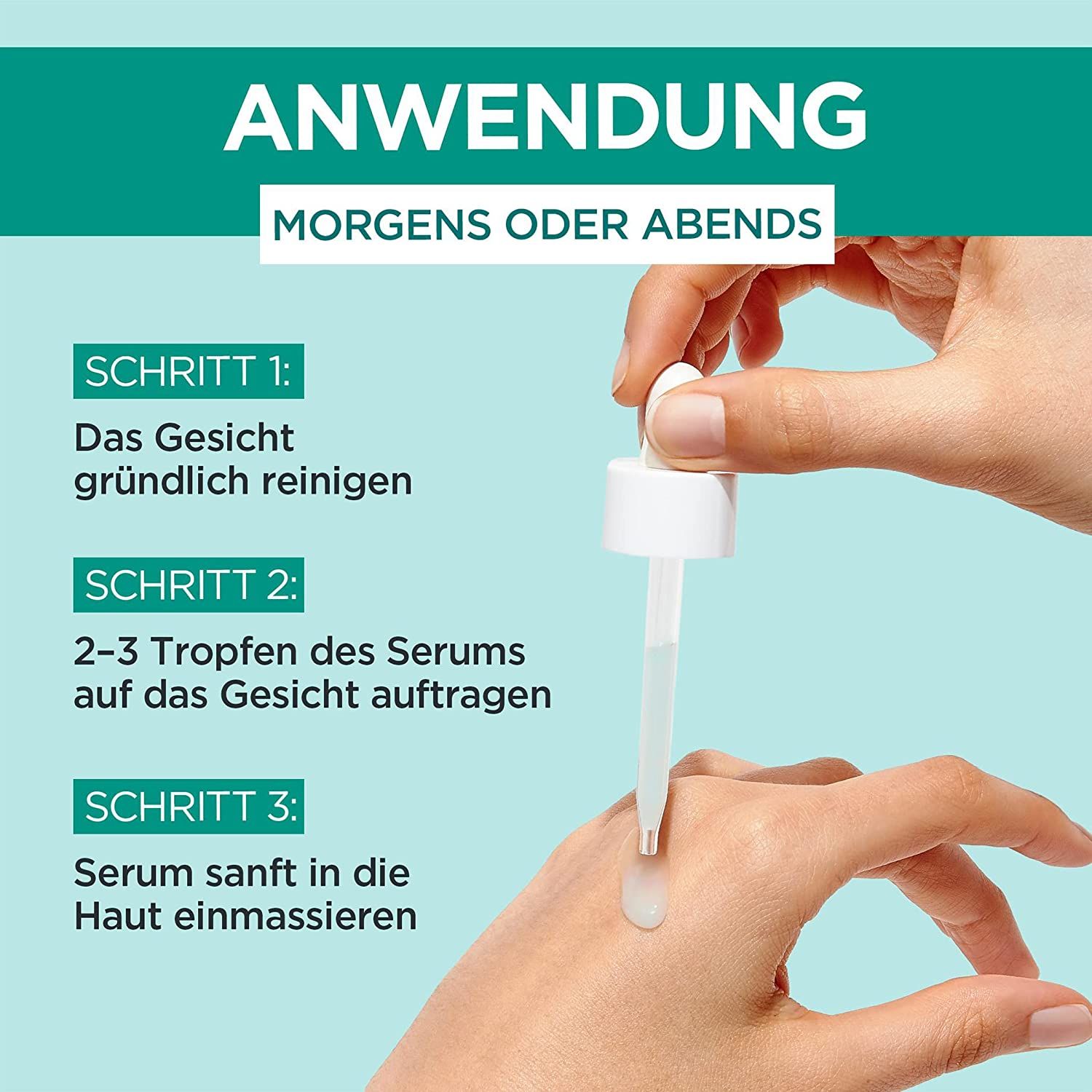 Garnier Feuchtigkeitsspendendes Serum für ein straffes und strahlendes Hautbild