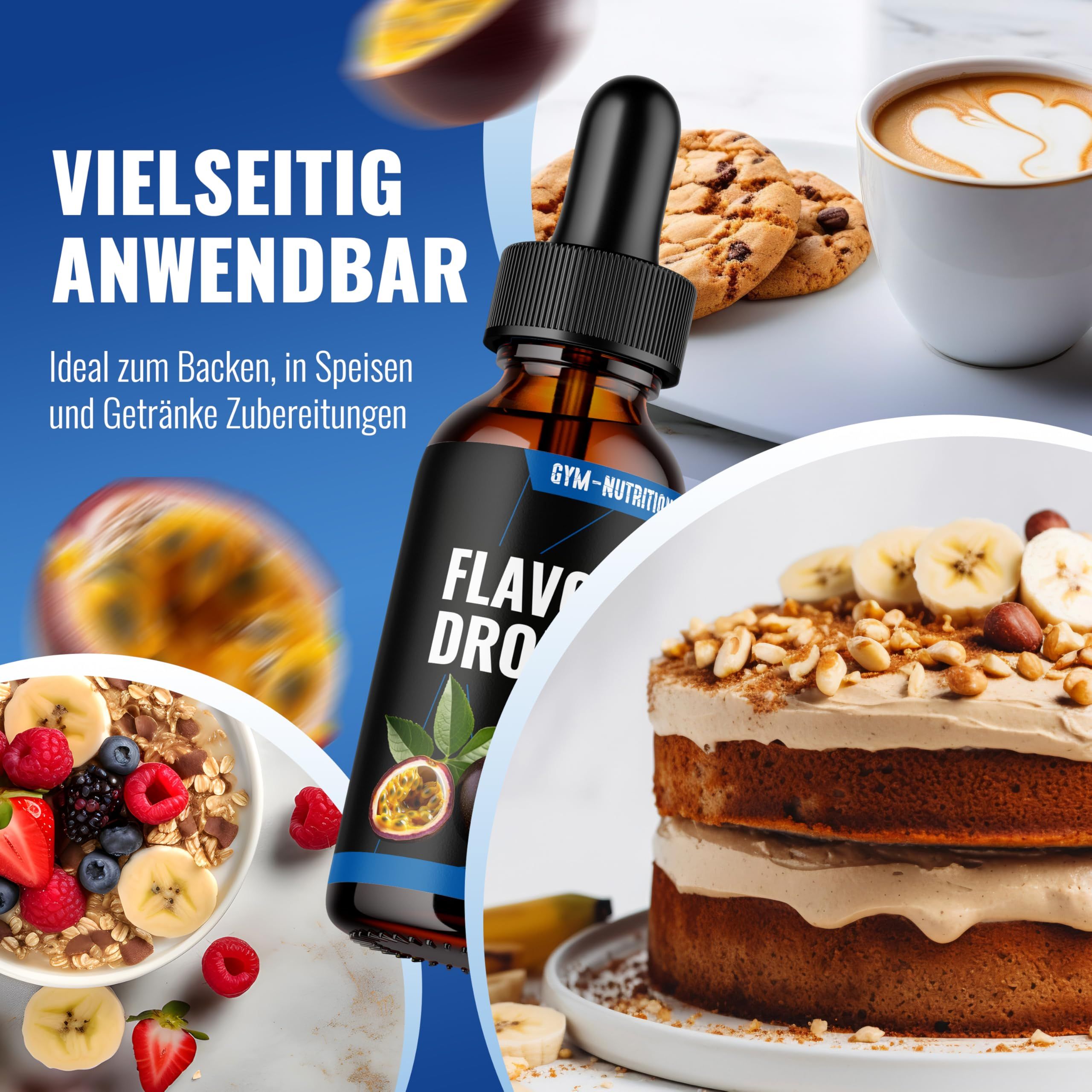 Gym Nutrition Flavour Drops Zuckerfrei Maracuja