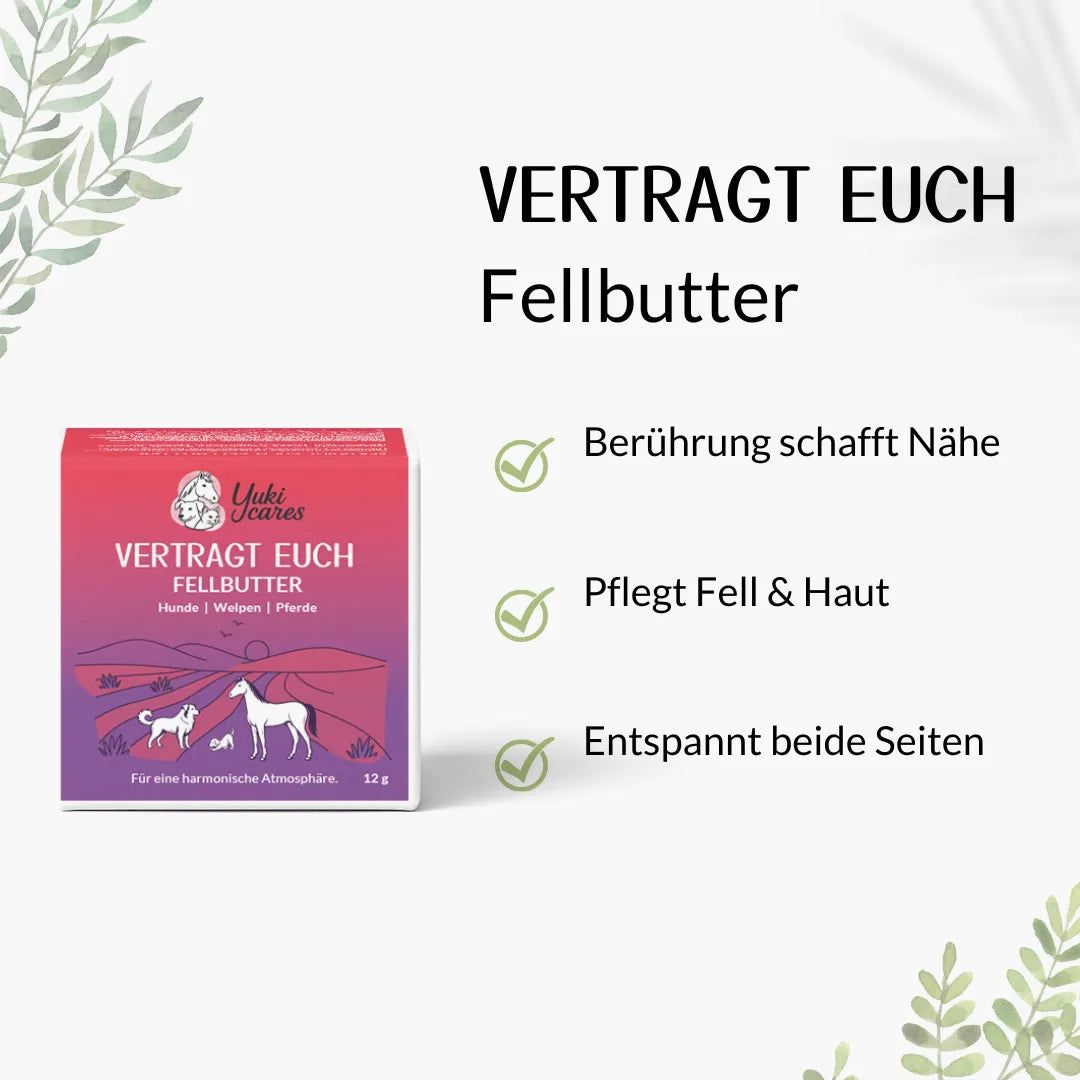 Yuki cares Fellbutter Vertragt euch