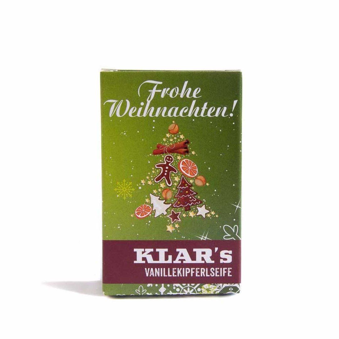 Klar-Seifen - Klar's Weihnachtsseife Vanillekipferl 100g, (palmölfrei)