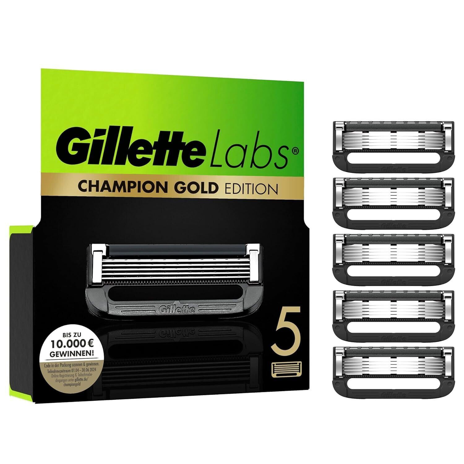 Gillette Labs Champion Gold Rasierklingen