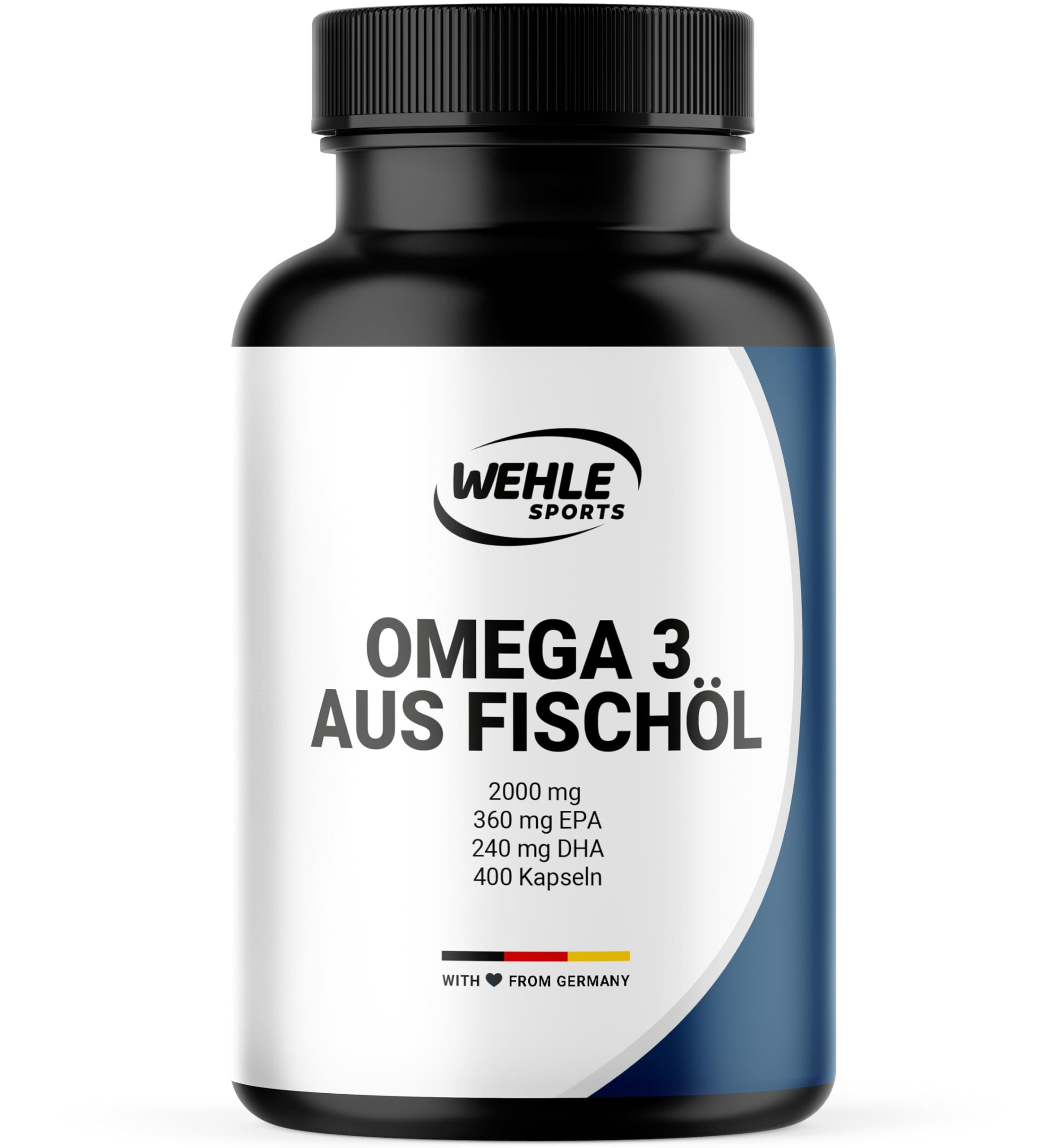 Wehle Sports Omega 3 Fischöl Kapseln
