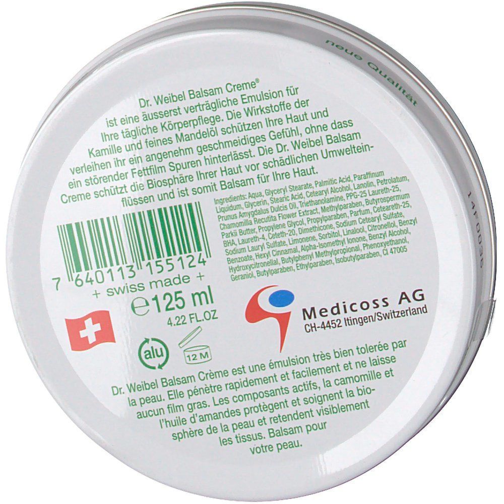 DR. WEIBEL® Balsam Creme