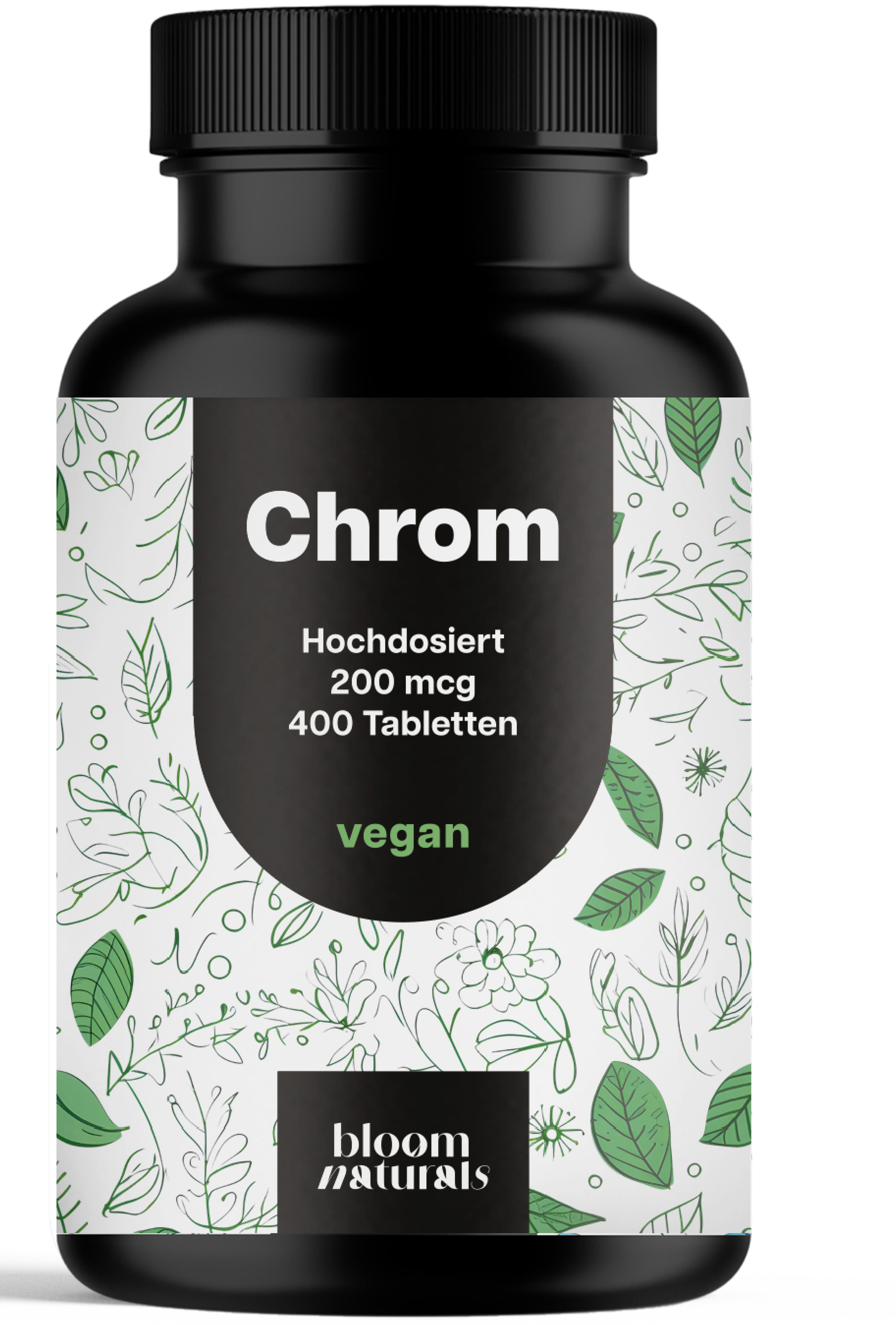 Bloom Naturals Chrom Picolinat Tabletten 200 mcg 80 g