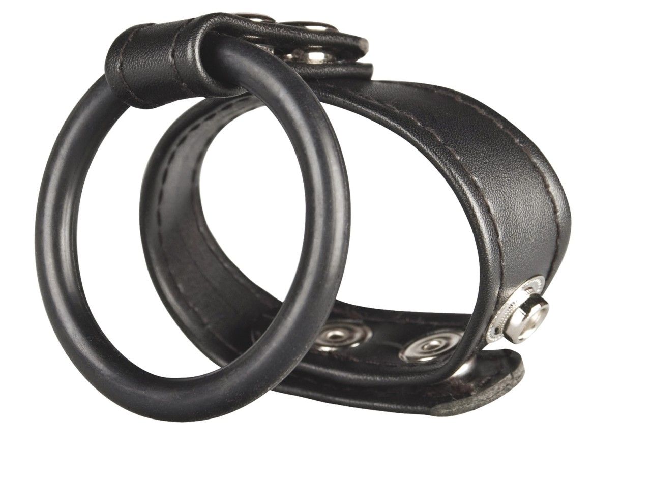 Blue Line - Anello duo pene e testicolo