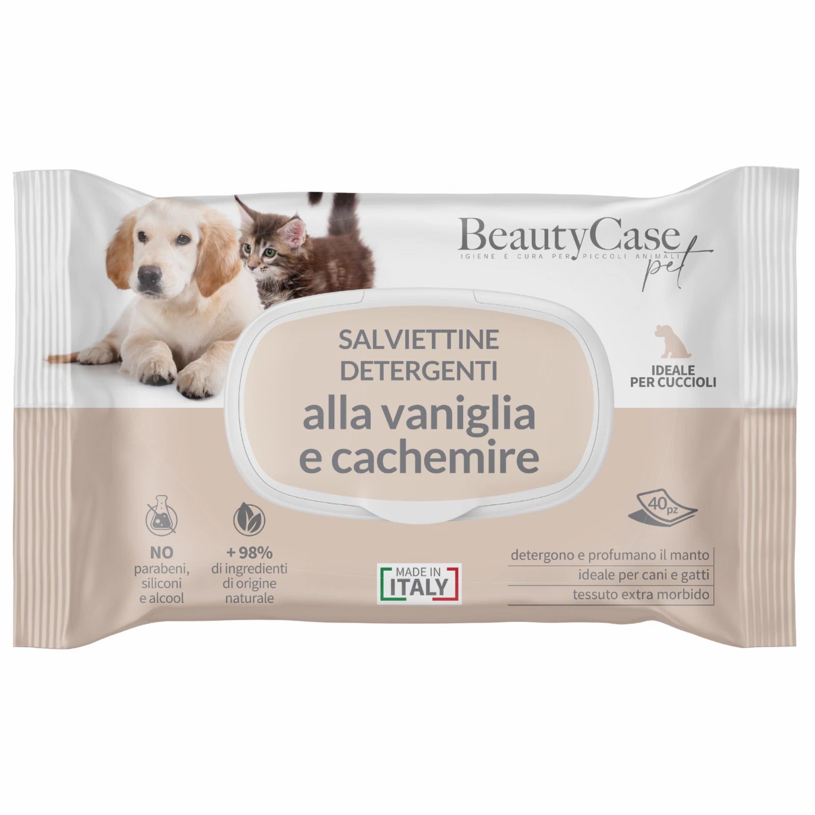 Salviette Detergenti Animali Vaniglia & Cachemire 240 St