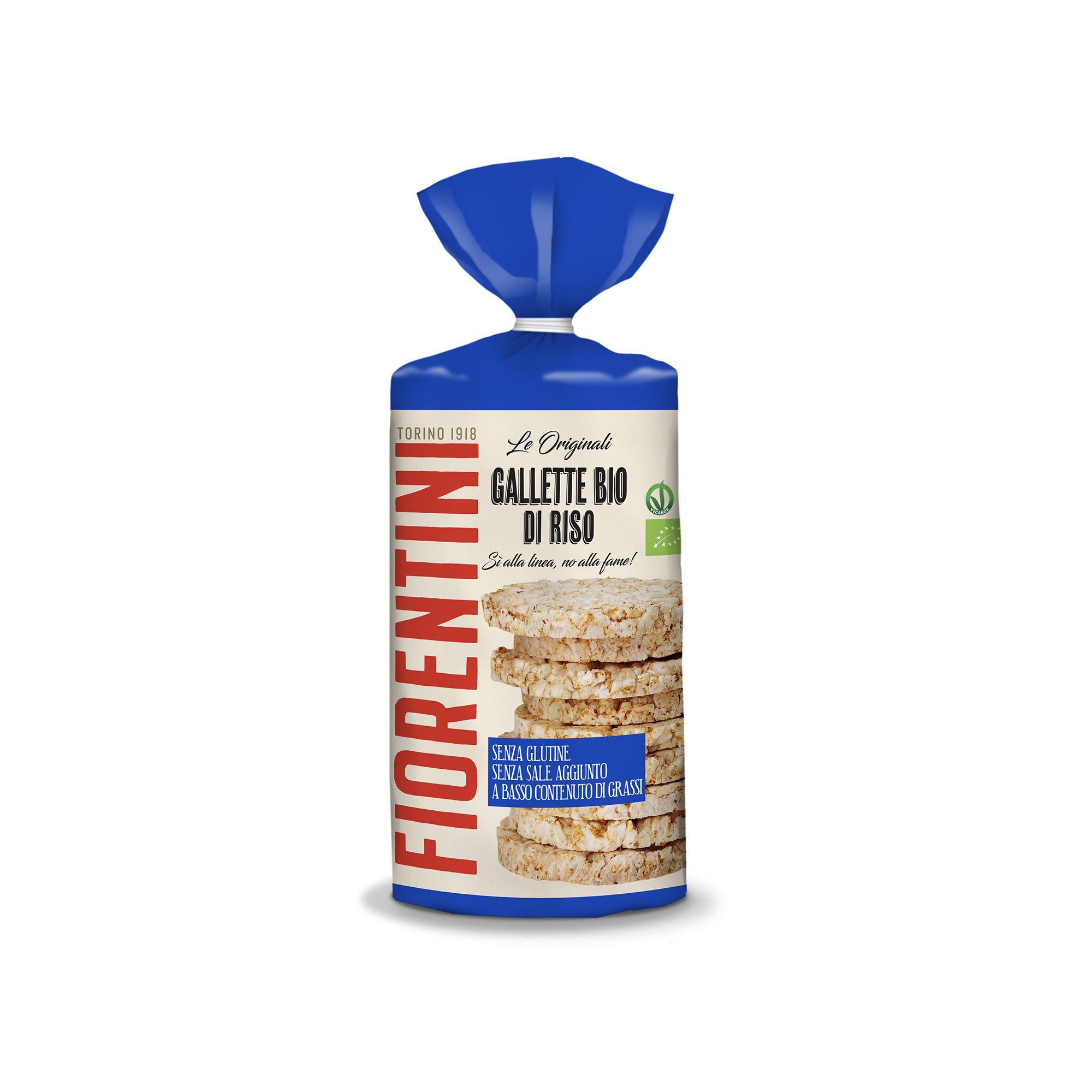BIO Gallette Riso con Sale Senza Glutine Tubo 150g - Fiorentini