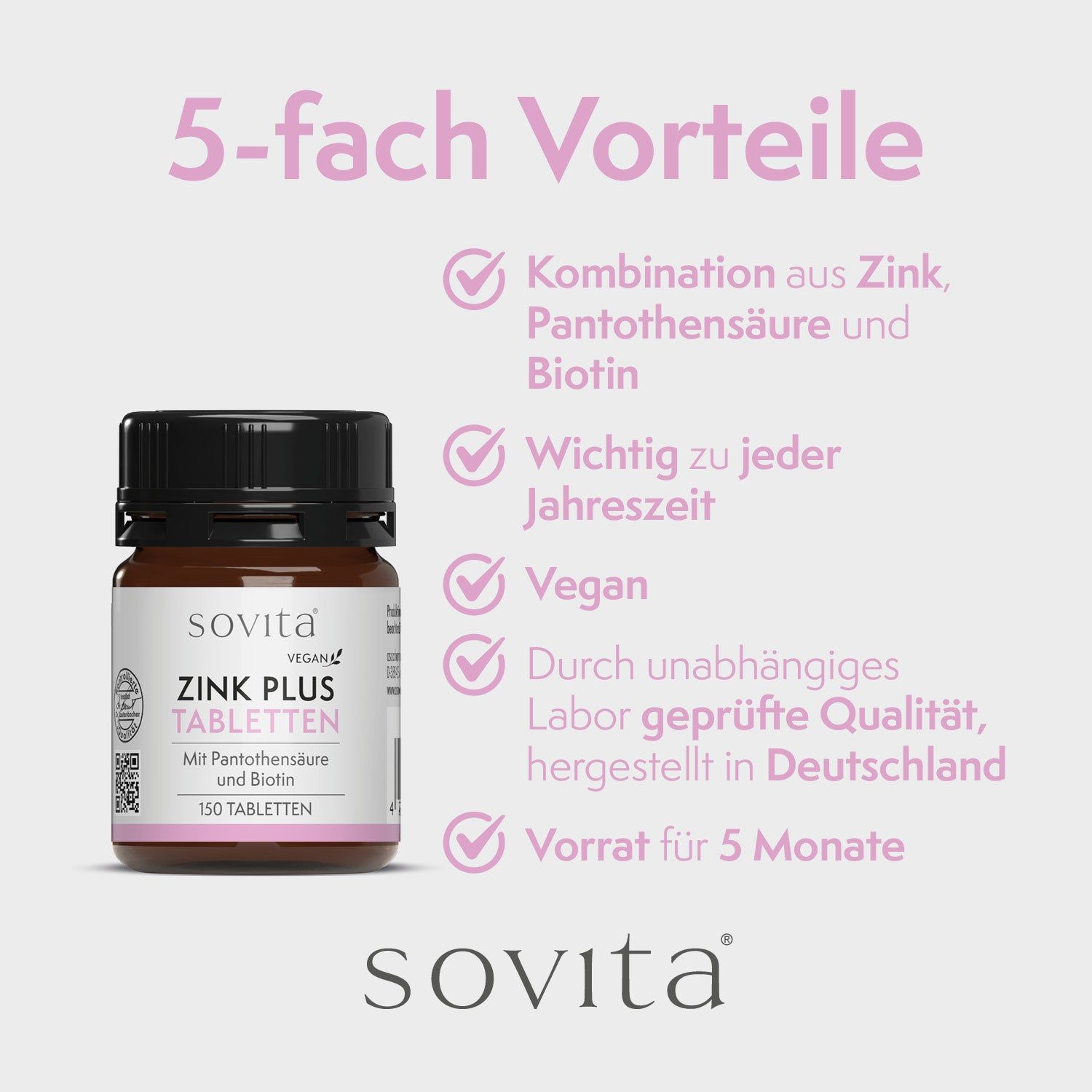 sovita Zink Plus Tabletten