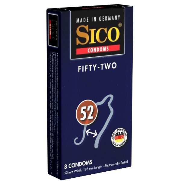 Sico Size *Fifty-Two* Kondome nach Maß, Größe L (52mm)