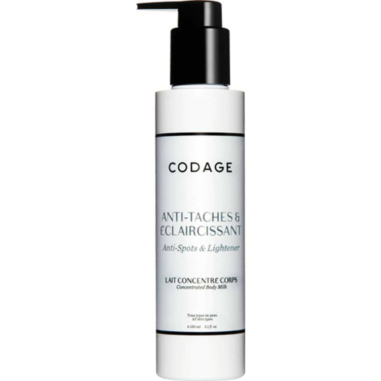 Codage, Lait Concentré Corps Anti-Taches & Éclaircissant