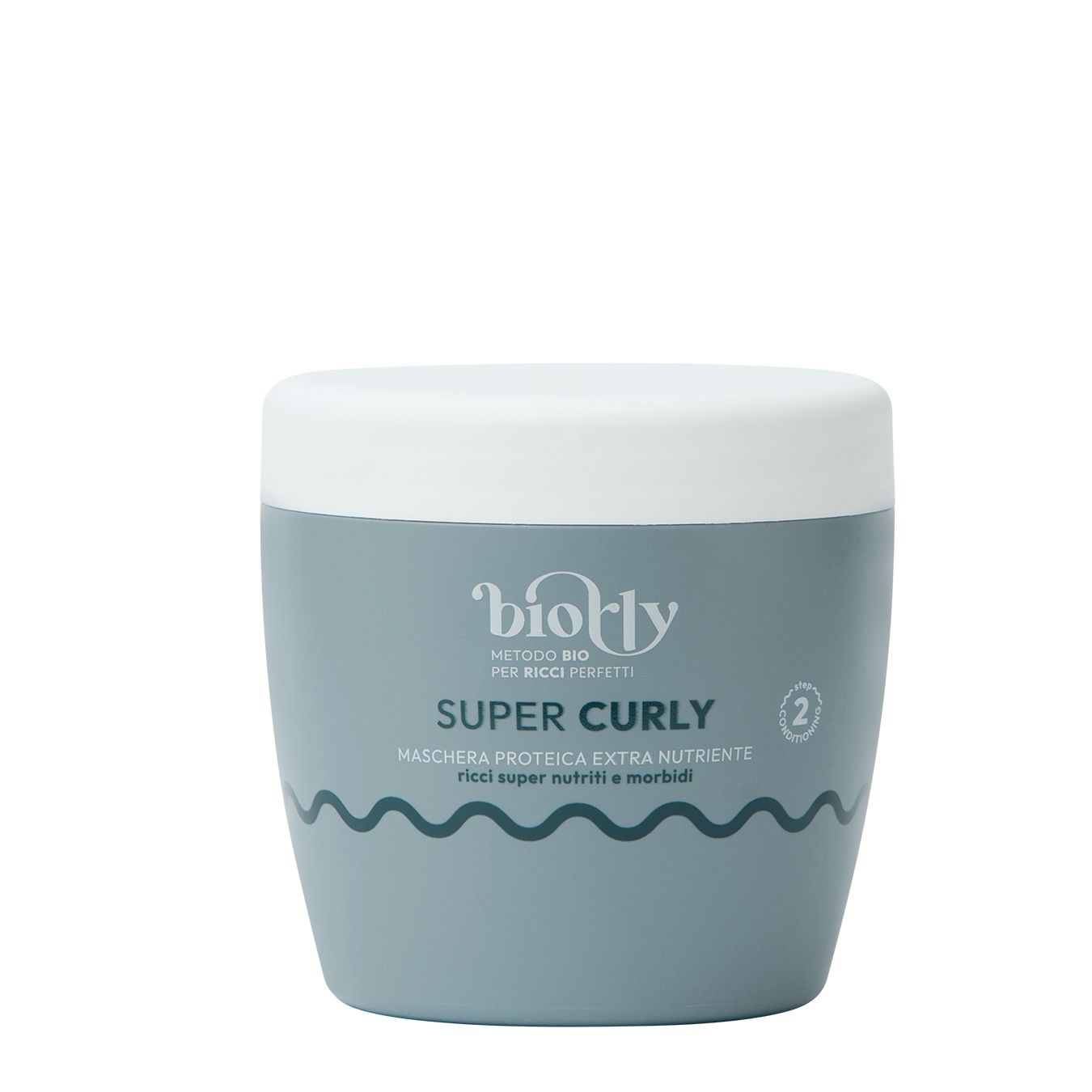 Biorly - Super Curly - MASCHERA per CAPELLI RICCI - Certificato BIO
