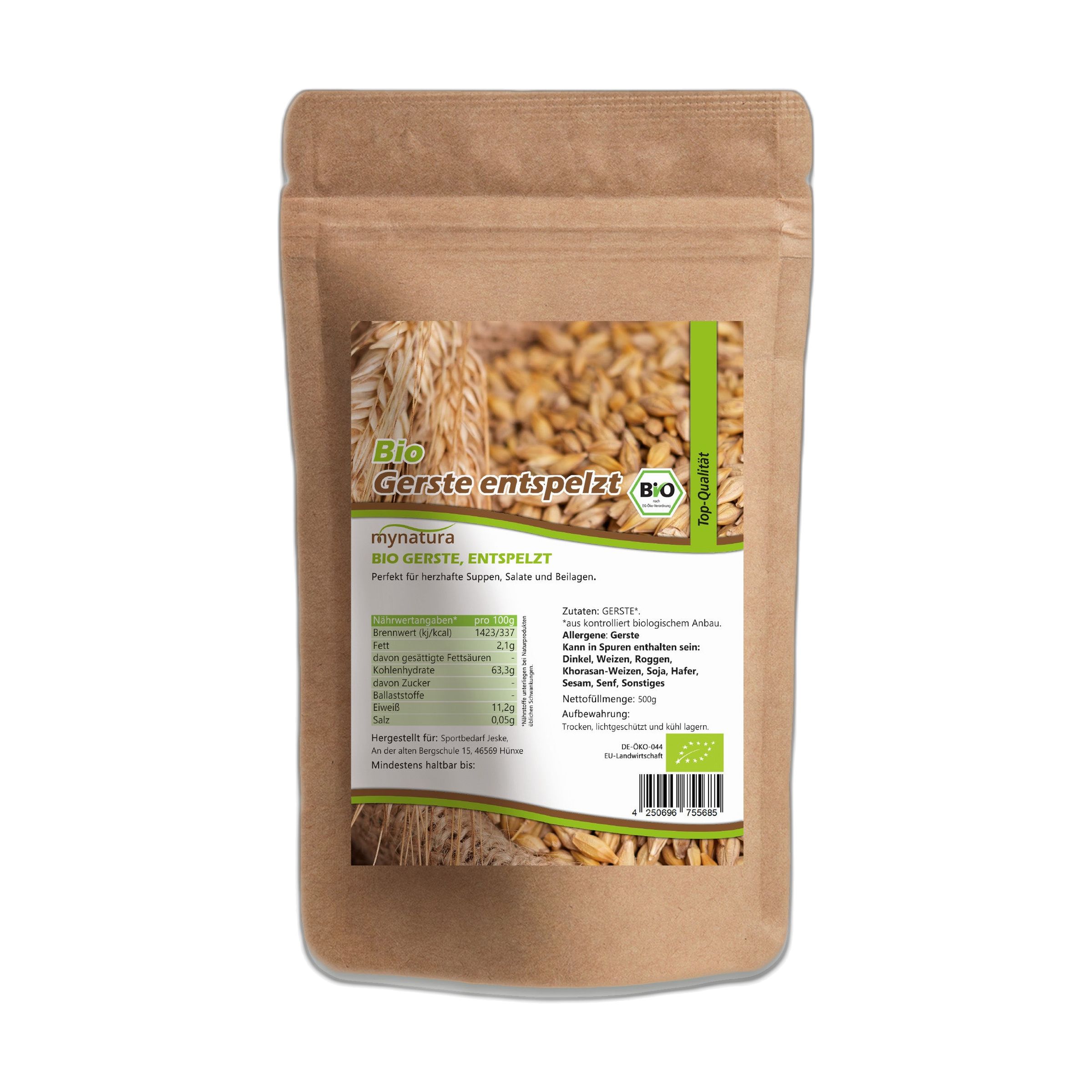Mynatura Bio Gerste entspelzt 2000 g