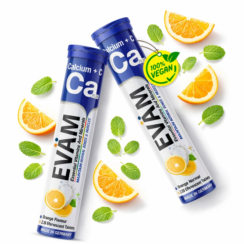 EVÄM Calcium + Vitamin C Brausetabletten - 24 Set