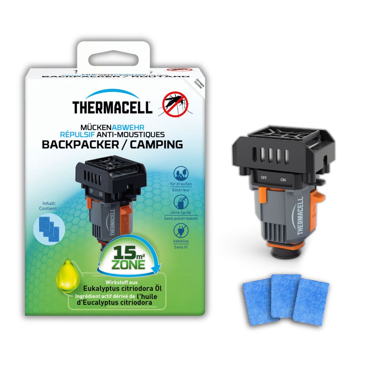 Thermacell Mückenabwehr Backpacker - Mückenschutz Gerät