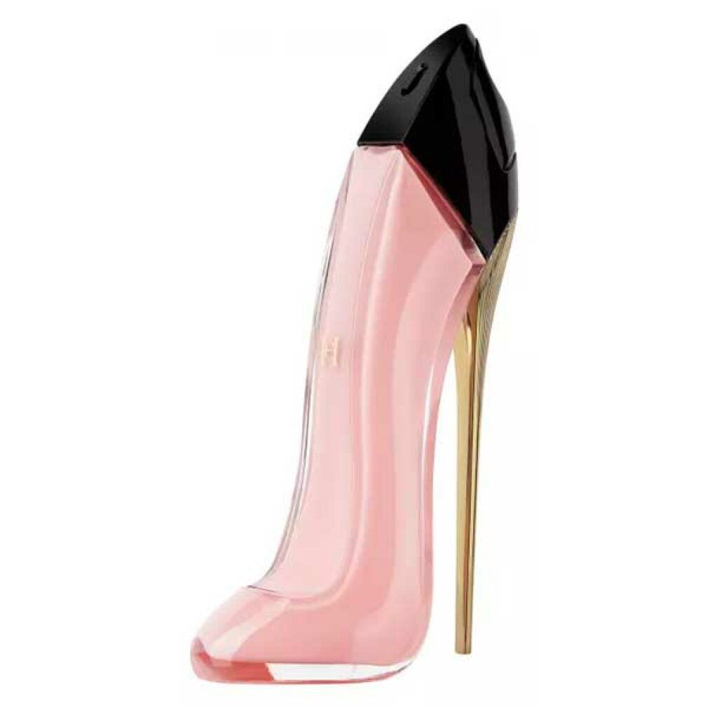 Carolina Herrera Good Girl Blush Eau de Parfum Flakon in Schuhform und Verpackung.