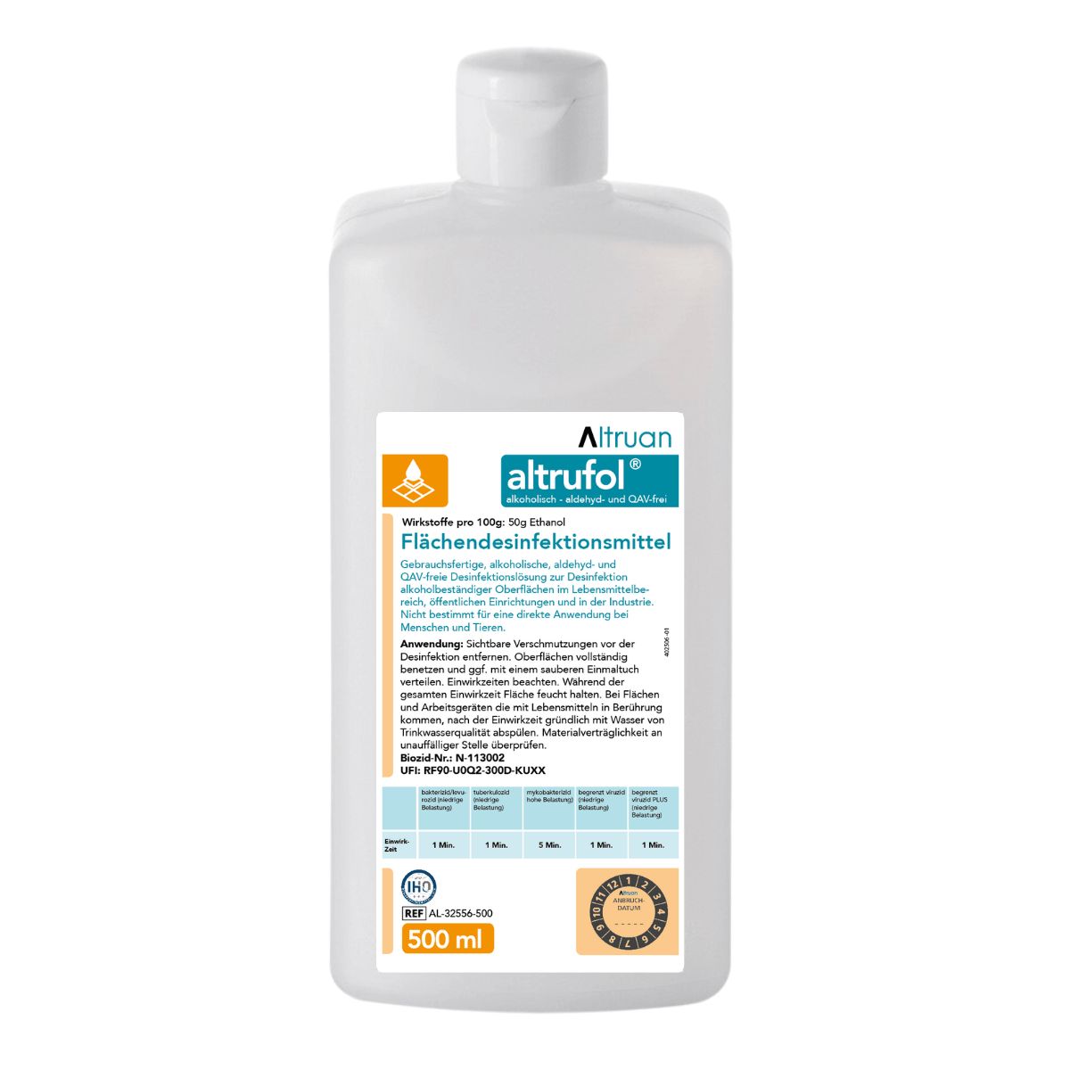 Altrufol® Flächendesinfektionsmittel 0,5 l Desinfektionslösung