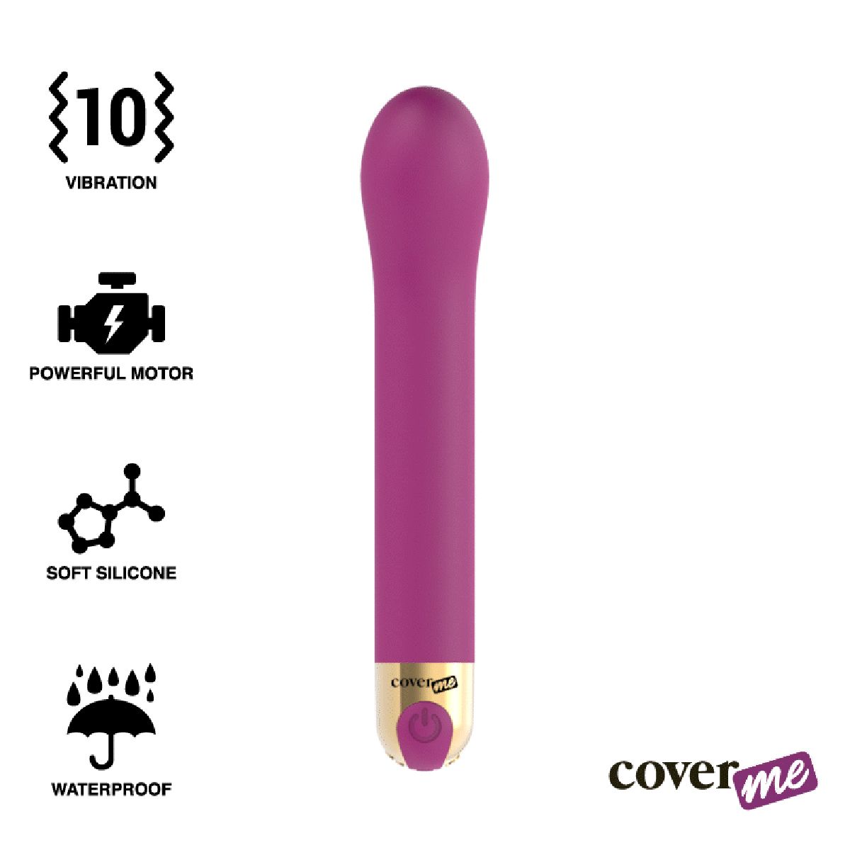 G-Spot Vibrator 'Cover Me' | 10 Vibrationsmodi, wasserdicht Coverme 1 St