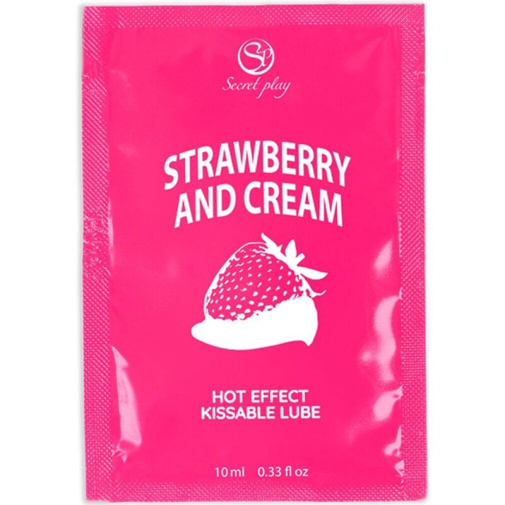 Secretplay single dose lubricant strawberries & cream