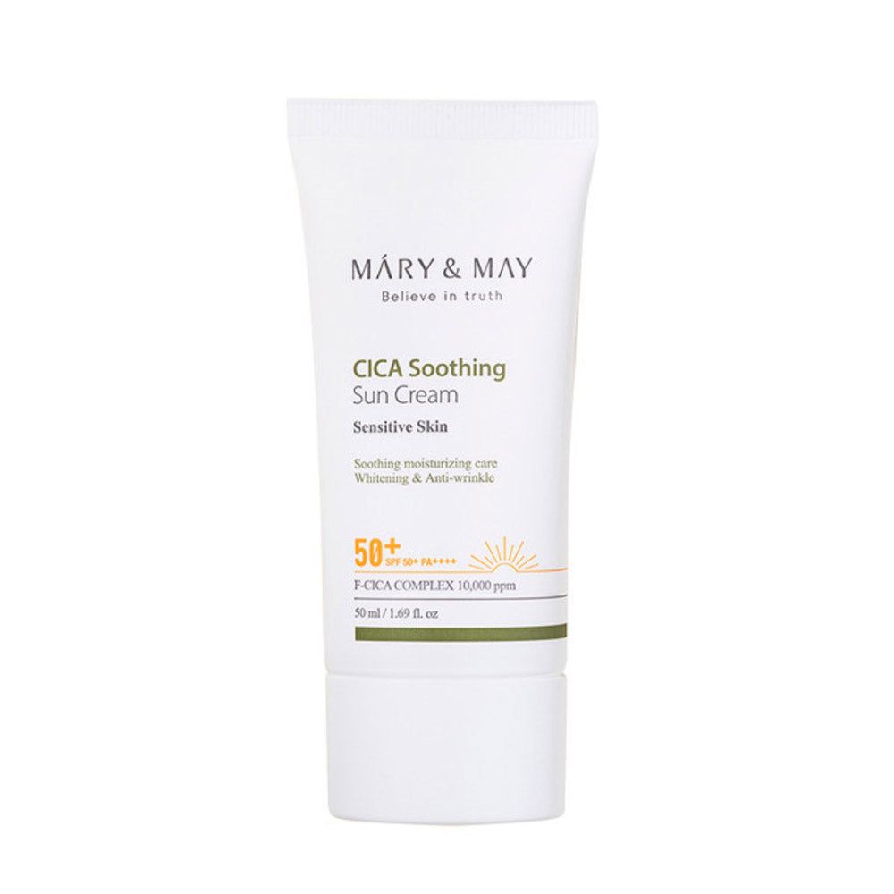 Mary & May CICA Soothing Sun Cream Sensitive Skin 50+ PA++++